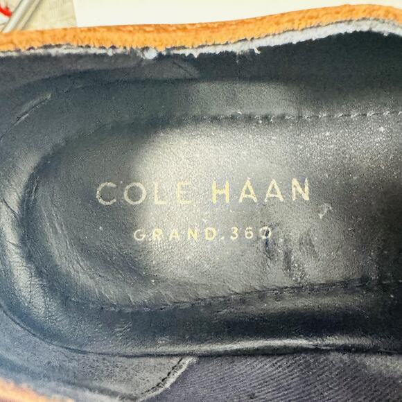 Cole Haan Shoes Mens 9.5 Brown Leather Grand 360 Wingtip Oxford Dress Brogue main image 9